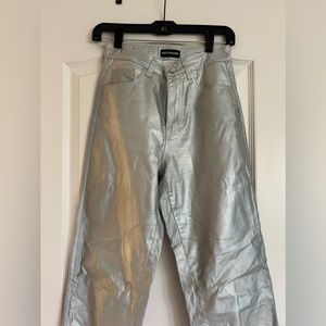 Metallic pants